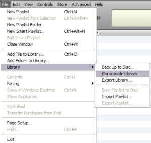 Move itunes library to shared folder mac 10