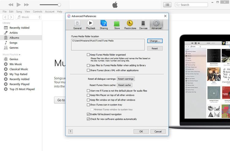 How to find itunes library